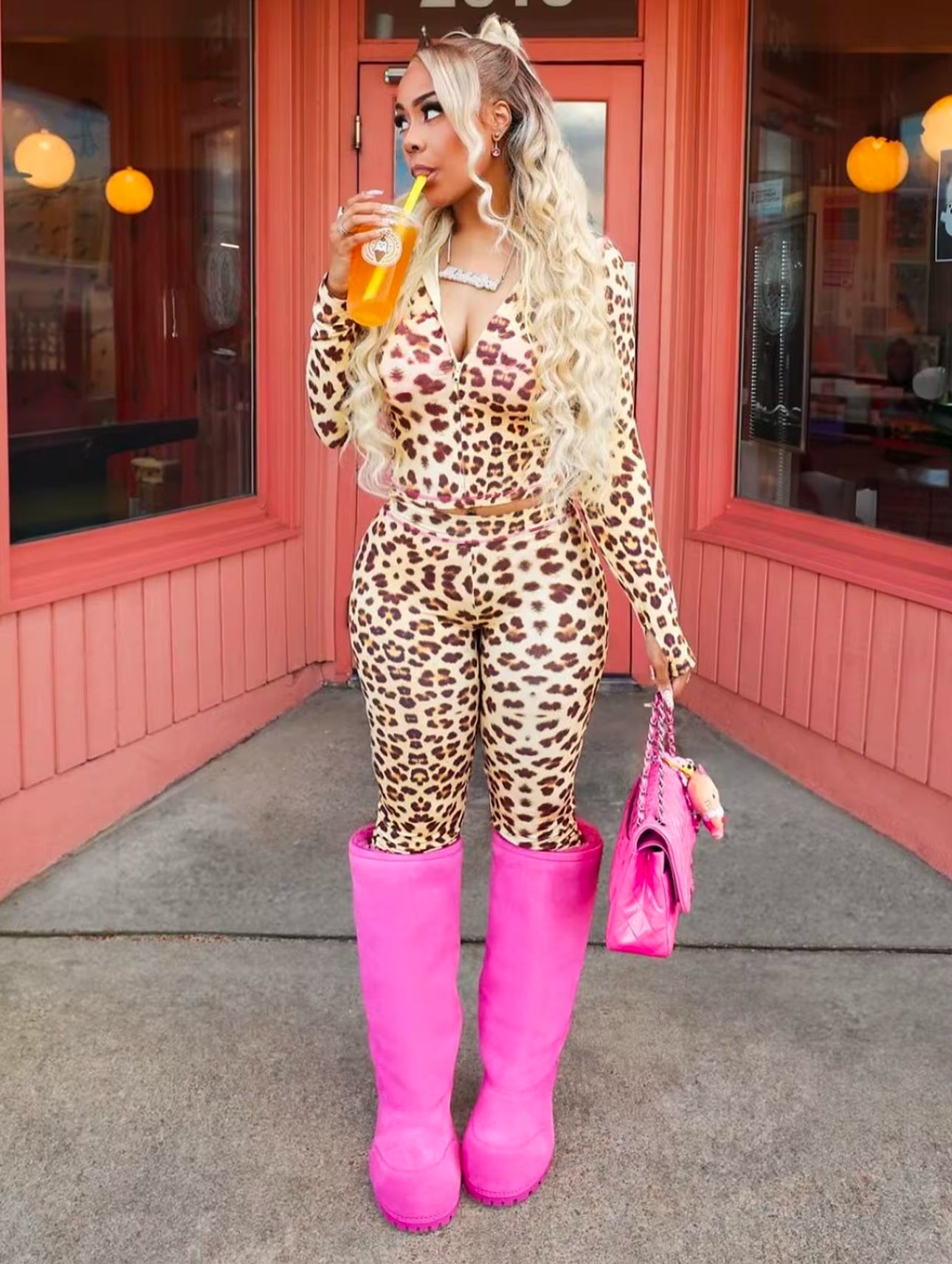 Cheetah Jogging Set