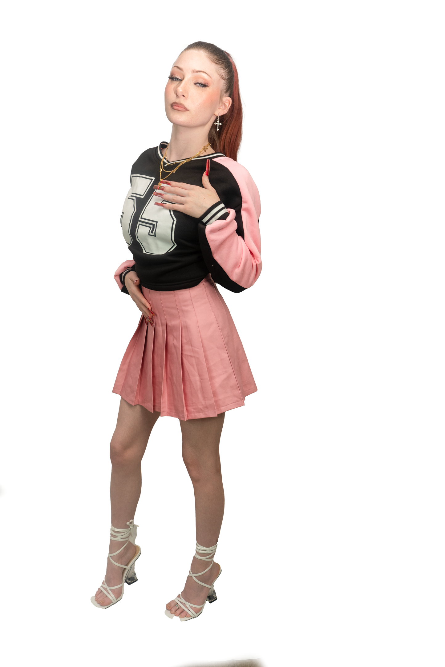 Sweatshirt Skirt Set