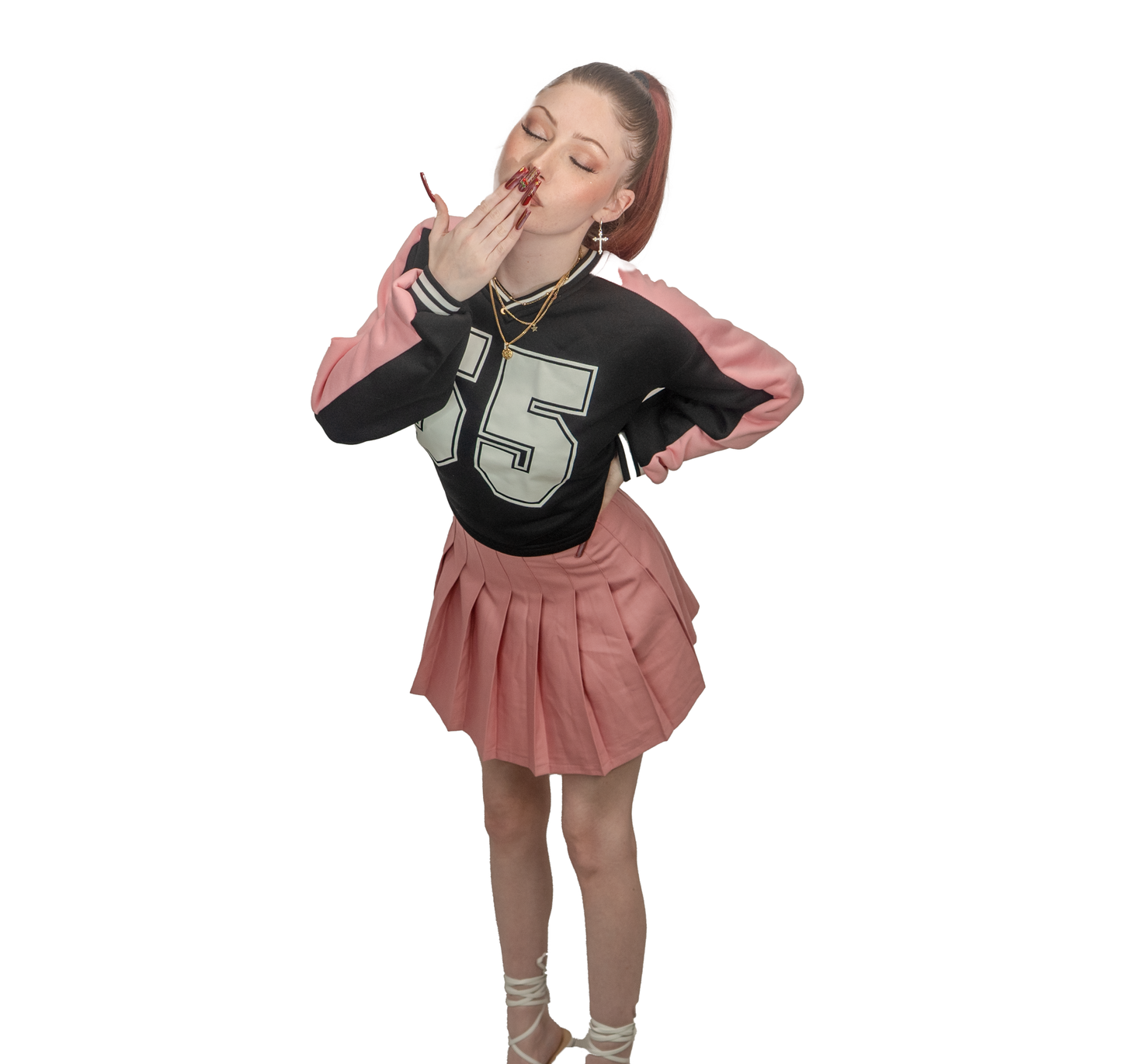 Sweatshirt Skirt Set