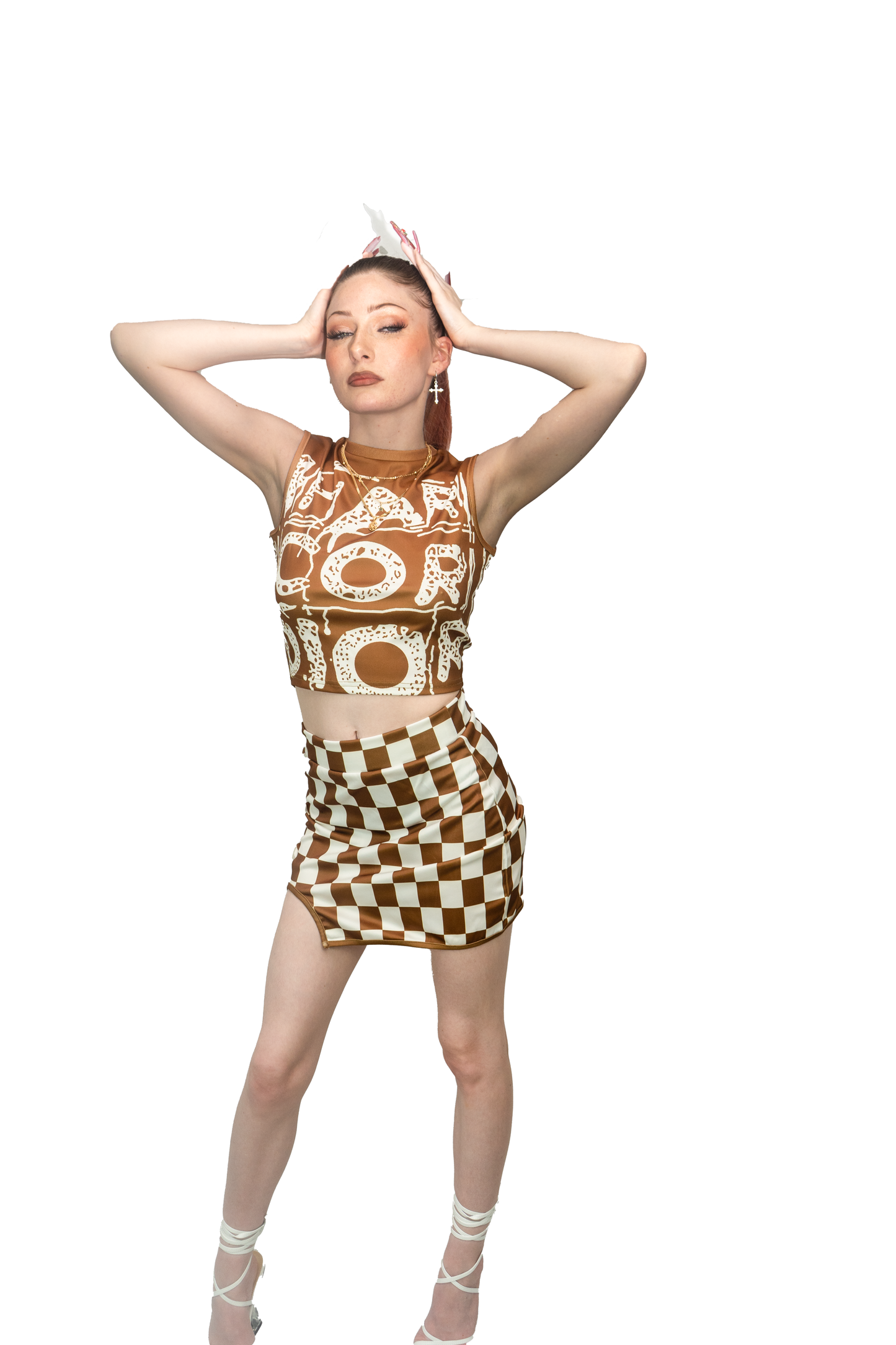 Square print Two piece