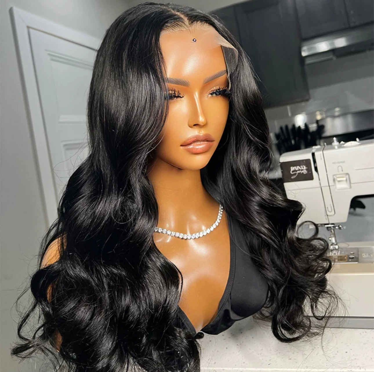 Black Bodywave Frontal Wig