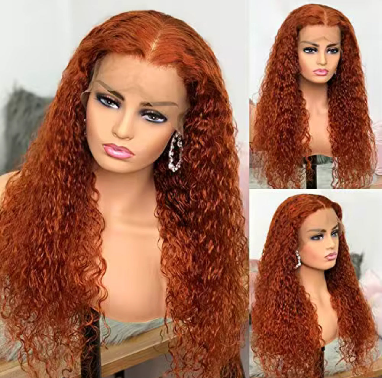 26” Frontal 13x6 Wig ginger
