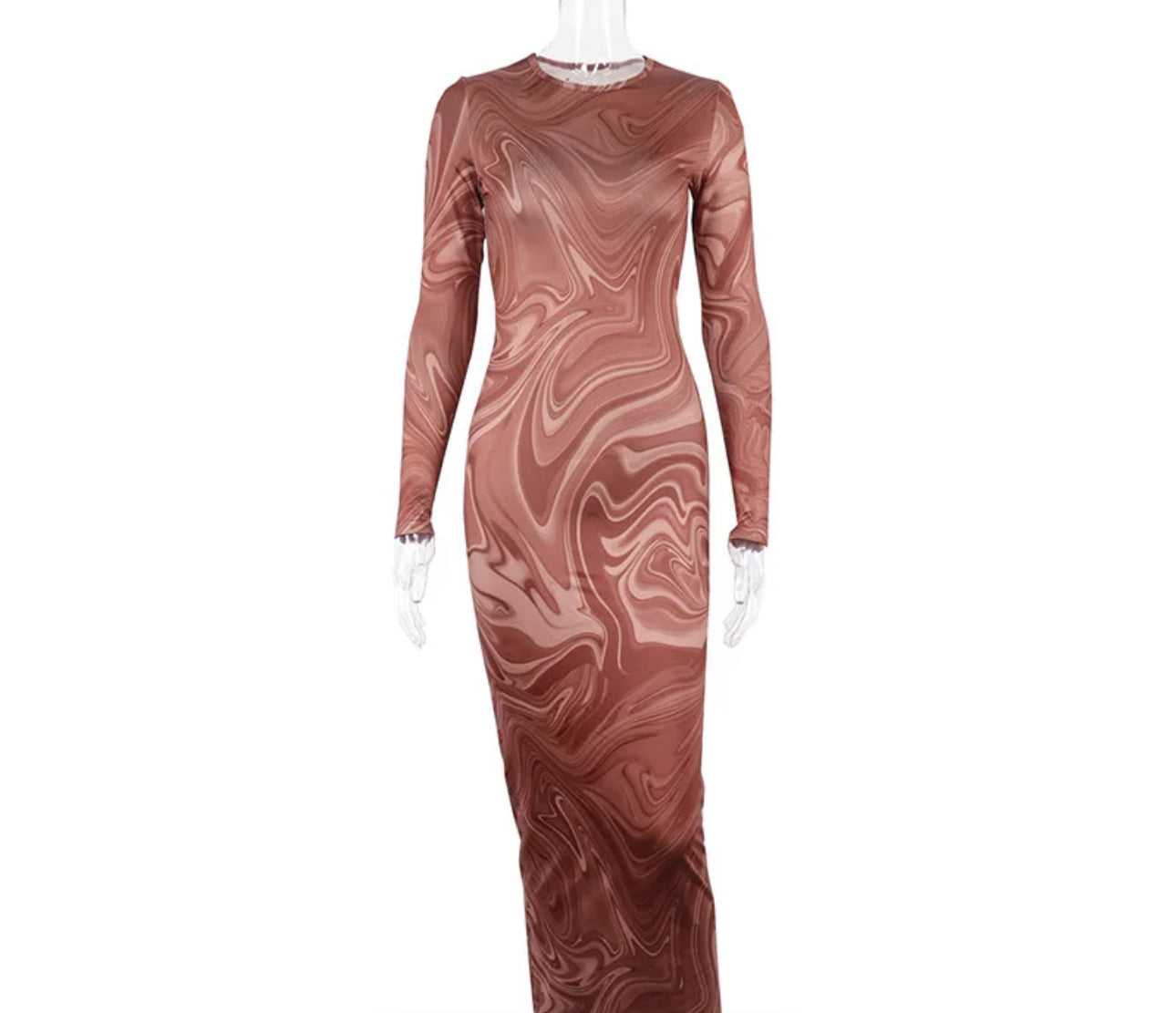 Brown Marble Dress myhoneysmacks Brown Marble Dress myhoneysmacks