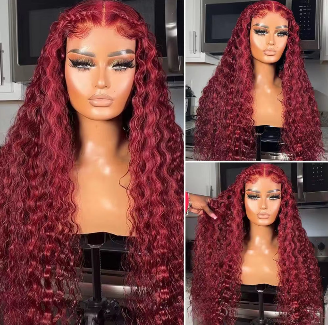Deep Wave Burgundy Frontal Unit