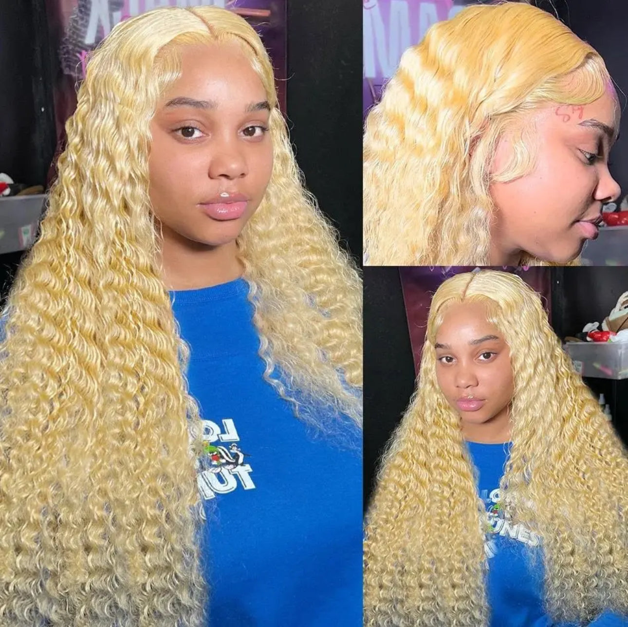 Deep Wave Blonde Frontal