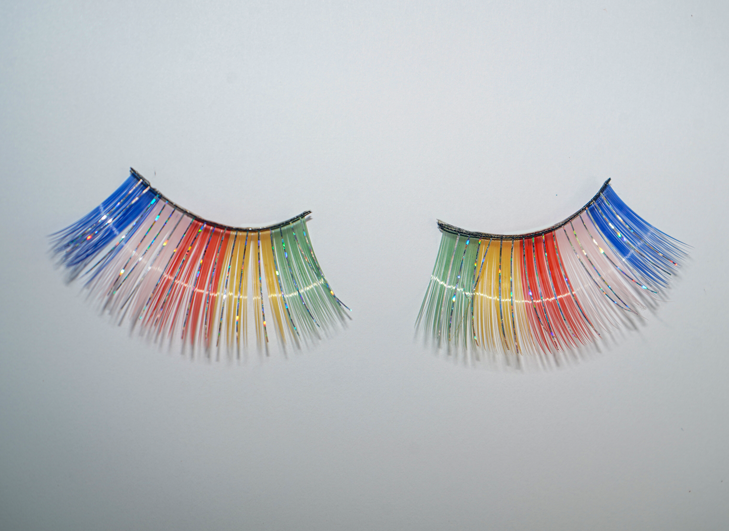 Rainbow Colored Lashes